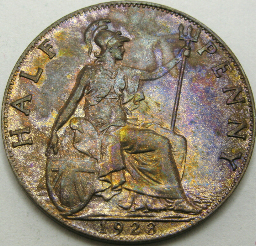 1923-Half-Penny---Repunched-Or-Machine-Doubling?